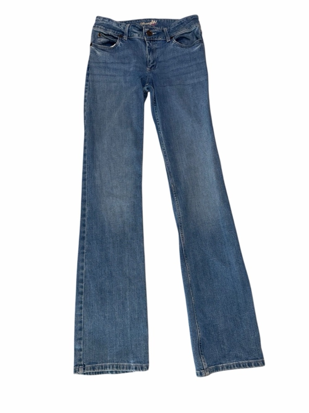 Wrangler Mid Wash Blue Flare Jeans